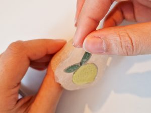 10 Sticker abziehen 3