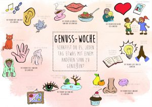 Genusswoche Plakat bunt