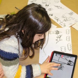 iz art Ausstellung-Comic Workshop2_PASPIELkultur